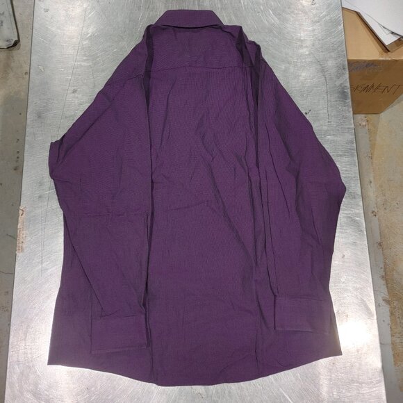 Excellent Condition Calvin Klein Regular Fit Men's Dress Shirt Size 16 32/33 - Picture 5 of 5